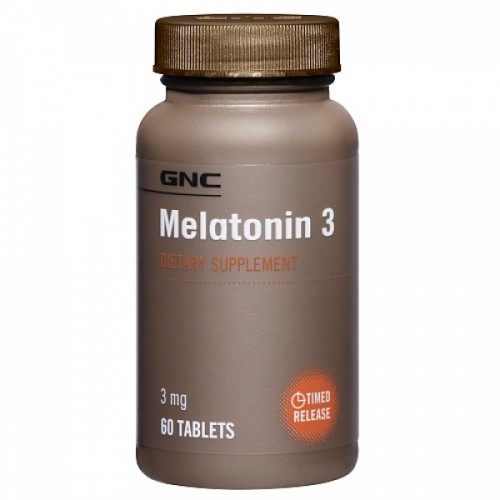 GNC Melatonin 3 60 таблеток