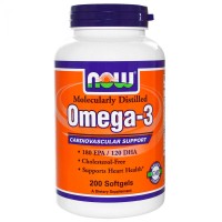NOW Omega 3 200 капсул