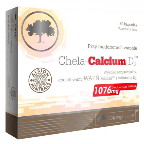 Витамины Olimp Chela-Calcium D3 30 капсул