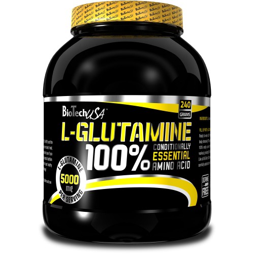 Аминокислота BioTech 100% L-GLUTAMINE 240г