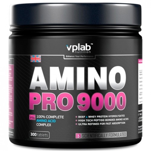 Аминокислоты  VPLab Amino Pro 9000 300 таблеток