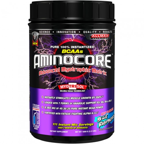Аминокислоты AminoCore BCAA 1 кг от AllMax Nutrition