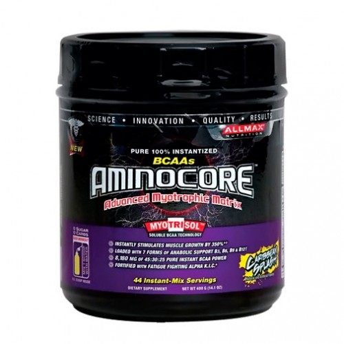 Аминокислоты AminoCore BCAA 400 грамм от AllMax Nutrition