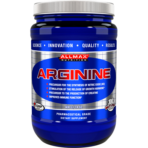 Аминокислоты Arginine HCL 400 грамм от AllMax Nutrition