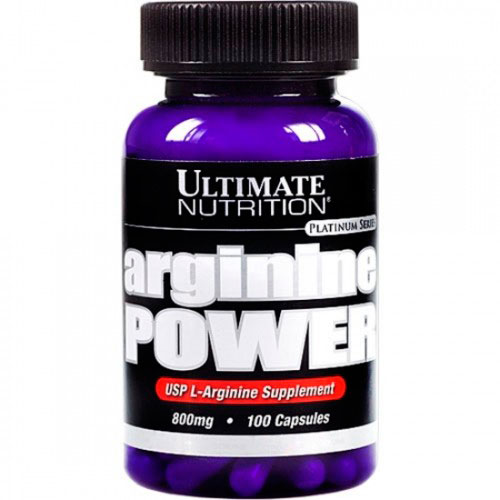 Аминокислоты Arginine Power 100 капсул от Ultimate Nutrition