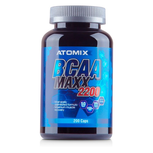 Аминокислоты Atomix  BCAA MAXX 2200 200 капсул
