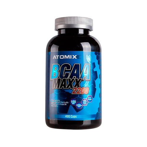 Аминокислоты Atomix  BCAA MAXX 2200 400 капсул