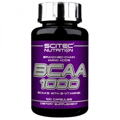 Аминокислоты BCAA 1000 100 капсул от Scitec Nutrition
