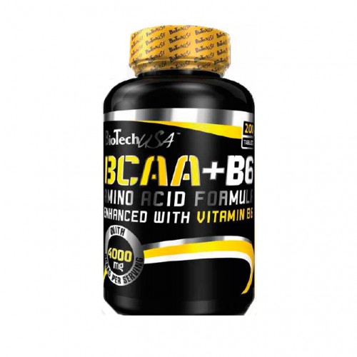 Аминокислоты BioTech BCAA + B6 200 таблеток
