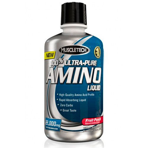 Аминокислоты MuscleTech 100% Ultra-Pure Amino Liquid 946 мл