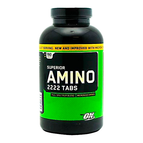 Аминокислоты Superior Amino 2222 Tabs от Optimum Nutrition 160 таблеток