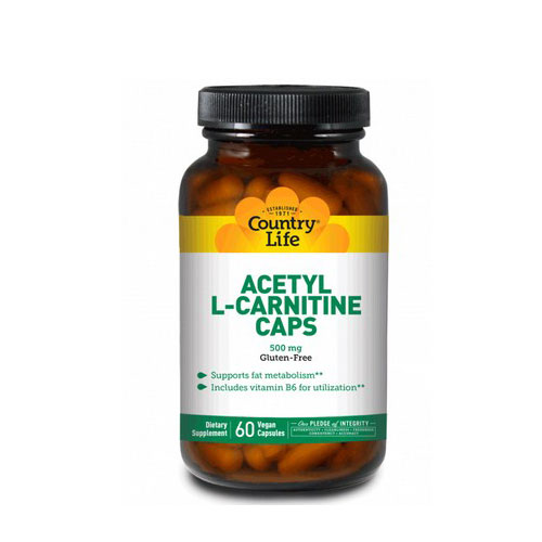 Витамины Country Life Acetyl L-Carnitine 60 капсул