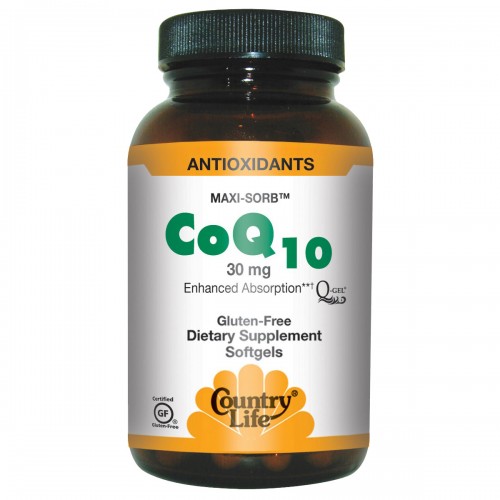 Витамины Country Life CO-Q10 30 капсул