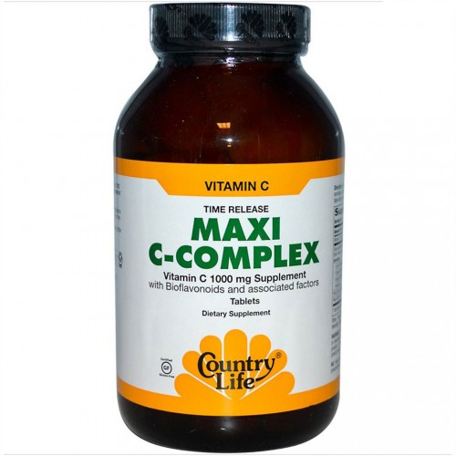 Витамины Country Life Maxi C-Complex 90 таблеток