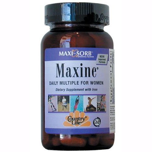 Витамины Country Life Maxine with Iron 120 таблеток