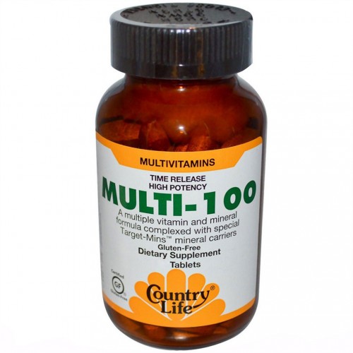 Витамины Country Life MULTI-100 60 таблеток