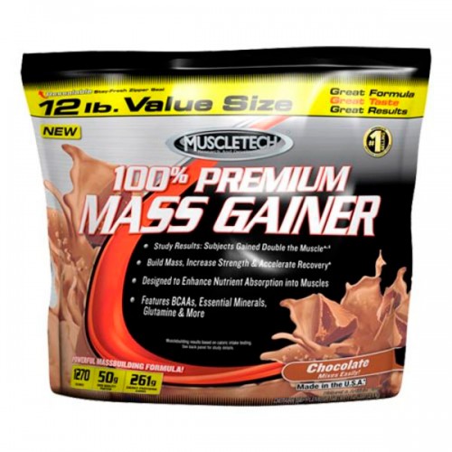Гейнер Muscletech 100% MASS GAINER  5,44 кг