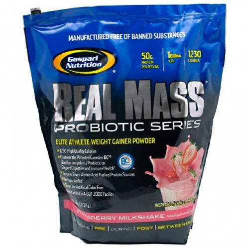 Гейнер Real Mass Probiotic  2,7 кг от Gaspari Nutrition