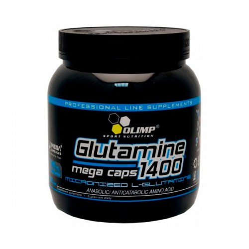 Глютамин Olimp L-Glutamine Mega Caps 1400 300 капсул