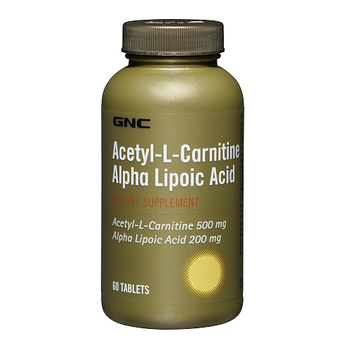 GNC Acetyl-L-Carnitine Alpha Lipoic Acid 60 таблеток