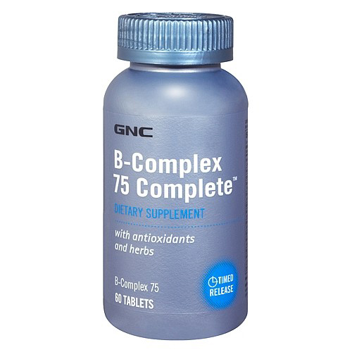 GNC B-COMPLEX 75 COMPLETE 60 капсул