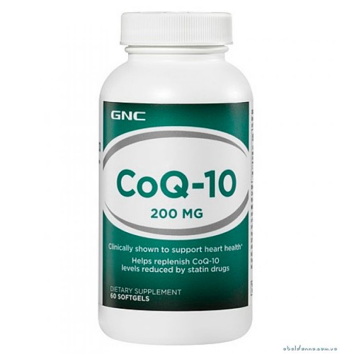 GNC CoQ-10 200 мг 60 капсул
