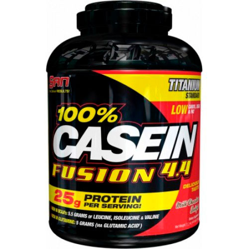 Казеиновый протеин SAN 100% Casein Fusion 1,8 кг