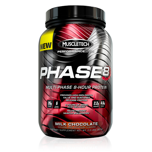 Многокомпонентный комплексный протеин Muscletech PHASE 8 Performance 907 грамм