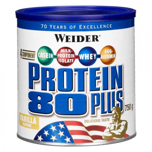 Многокомпонентный комплексный протеин Weider Protein 80 Plus 750 грамм