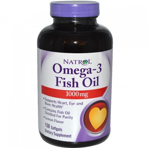 Natrol Omega-3 Fish Oil 90 капсул