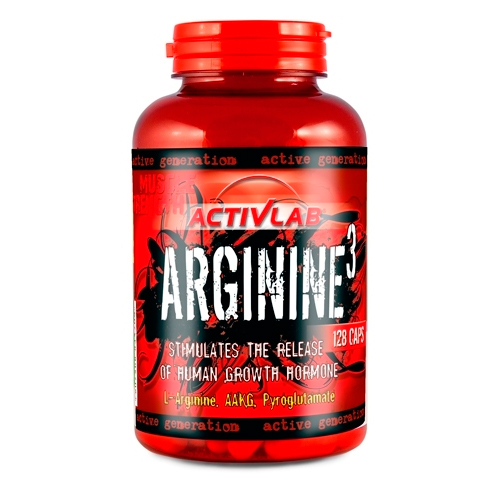 Предтренировочник  Activlab Arginine 3 128 капсул