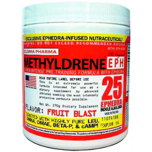 Предтренировочник Cloma Pharma Methyldrene EPH 270 грамм