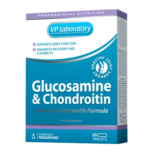 Средство для хрящевых тканей VPLab Glucosamine & Chondroitin 60 таблеток