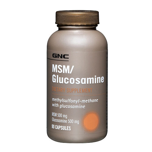 Средство для ухода за суставами GNC MSM & Glucosamine 90 таблеток