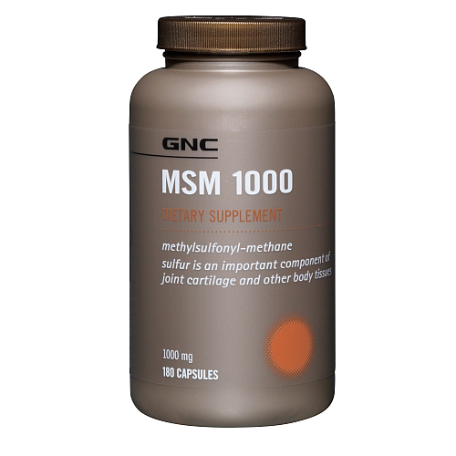 Средство для ухода за суставами GNC MSM 1000 180 таблеток