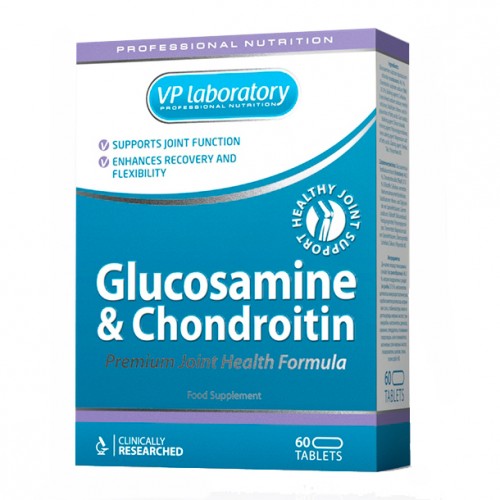Средство для ухода за суставами VPLab Glucosamine & Chondroitin 60 таблеток