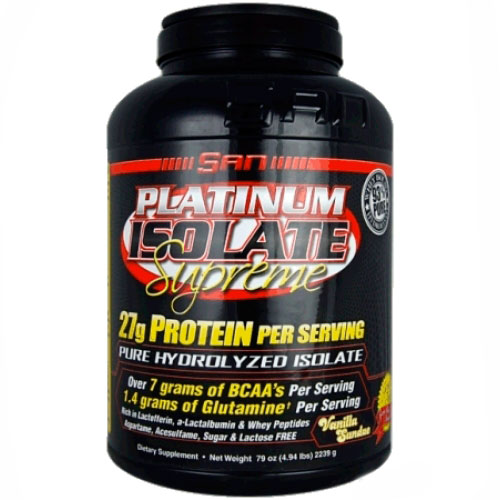 Сывороточный протеин SAN Platinum Isolate Supreme 2,25 кг