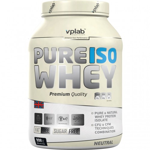 Сывороточный протеин VPLab Pure Iso Whey 908 грамм