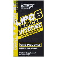 Купить Сжигатель жира Nutrex Lipo 6 black intense Ultra Concentrate 60 капсул