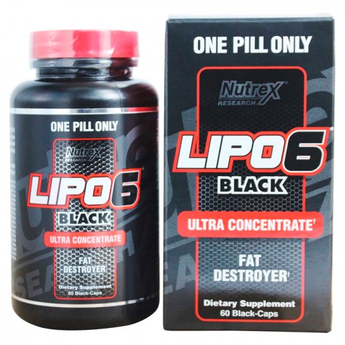 Сжигатель жира Nutrex Lipo 6 black Ultra Concentrate 120 капсул