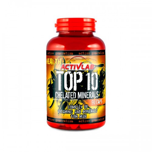 Витамины Activlab Top Ten for men chelated minerals 90 капсул