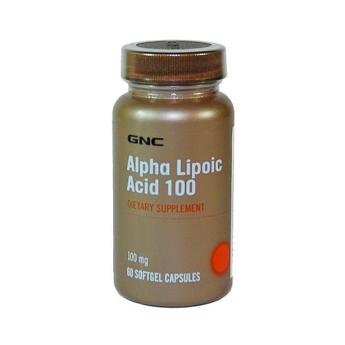 Витамины GNC Alpha-Lipoic Acid 100 120 капсул