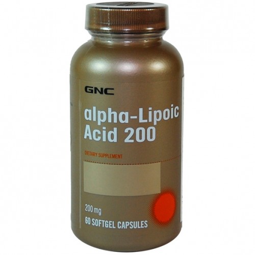 Витамины GNC Alpha-Lipoic Acid 200 60 капсул