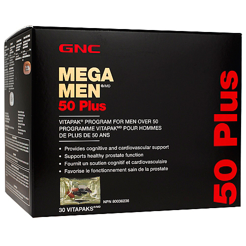 Витамины GNC Mega Men 50 Plus 30 packs