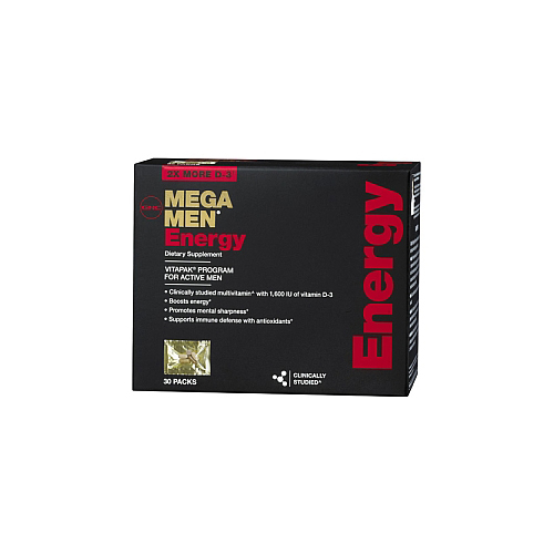 Витамины GNC Mega Men Energy Vitapak 30 paks