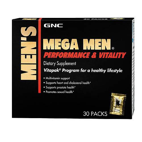 Витамины GNC MEGA MEN PERFORM & VITALITY 30 paks