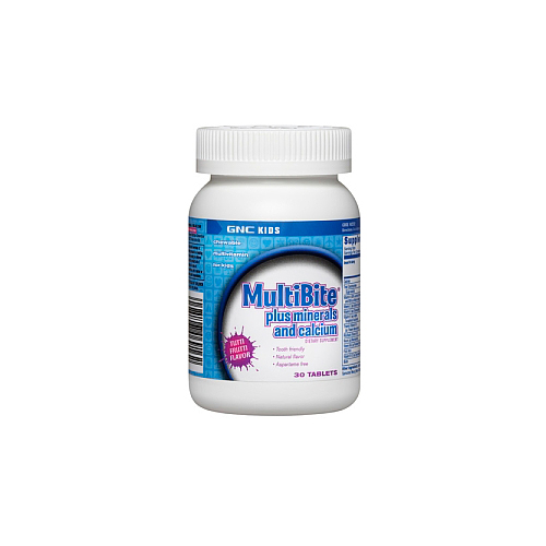 Витамины GNC Multibite Plus Minerals and Calcium 30 таблеток