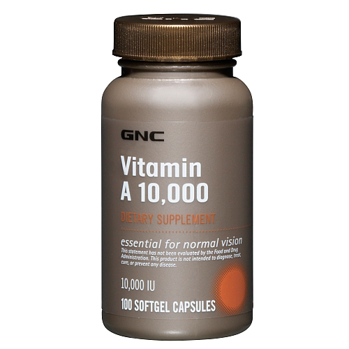 Витамины GNC Vitamin A 10.000 100 капсул