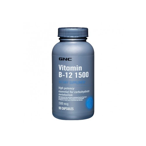 Витамины GNC Vitamin B-12 1500 90 капсул