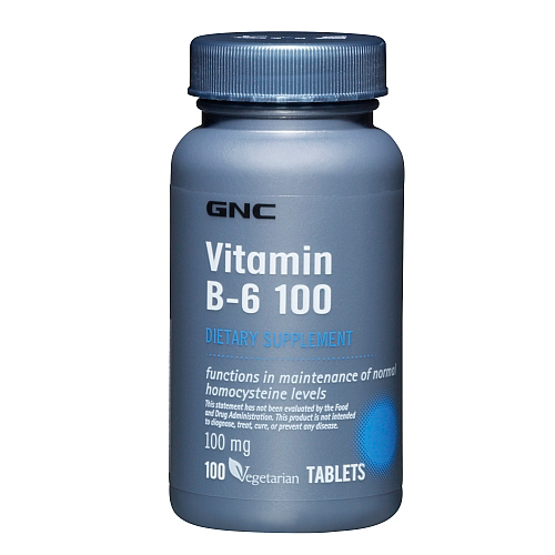 Витамины GNC Vitamin B-6 100 100 капсул
